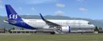 FSX/P3D Airbus A320Neo SAS Scandinavian Airlines package